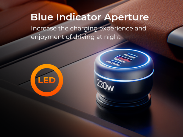 Blue Indicator Aperture
