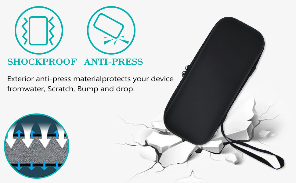 Travel Electric Razor Storage Case One Blade Shaver Box Finishing Touch Flawless Shaver Case