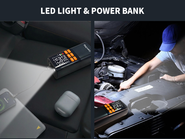 portable tire inflator for car