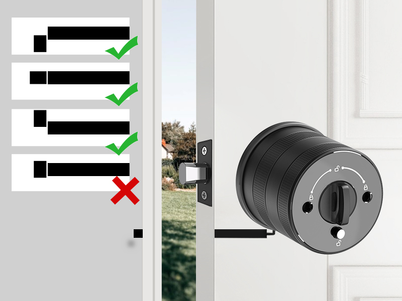Automatic Lock Door Sensor