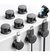 9 Pack Cable Management Cord Organizer, JOYROOM Magnetic Cable Clips Adhesive Wire Holder Keeper,...