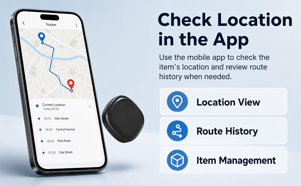 GPS Tracker for Vehicles, Mini Hidden Magnetic Car GPS Tracker