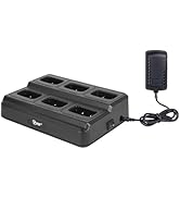TIDRADIO TD-V2 Original Six-Way Charger Multi Unit Charger Base for BF-888S, BF-88A, PX-888s, H-7...