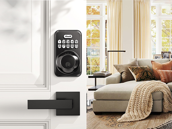 keyless entry door lock deadbolt