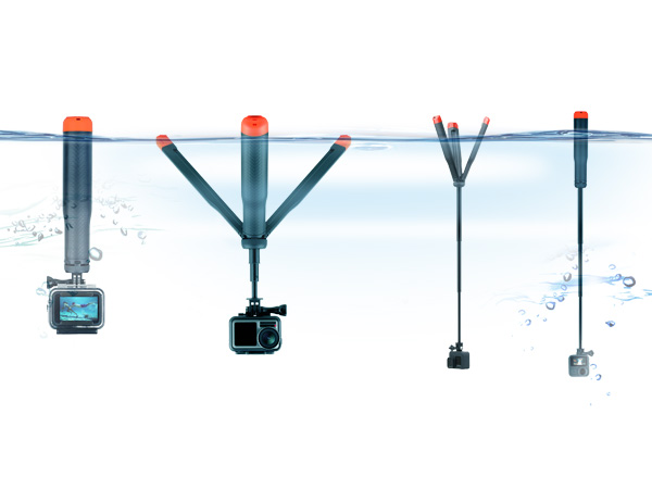 gopro floating stick hand grip tripod