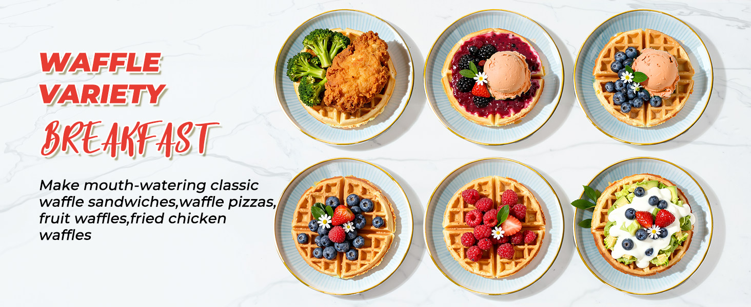 WAFFLE VARIETY BREAHFAST