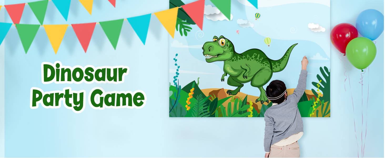 Pin The Tail on The Dinosaur