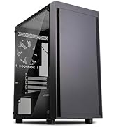Zalman T3 Micro ATX Case, MATX PC Case with 2 x 120mm Fans Pre-Installed, Full Tempered Glass Sid...