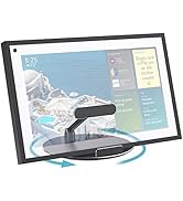 Letlar Tilt and Swivel Stand for Echo Show 15, Make of Aluminum Alloy, Rotatable and Foldable, Ec...