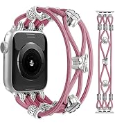 JR.DM Beaded Bracelet Women Compatible with Apple Watch Bands 40mm 45mm 44mm 41mm 38mm 42mm 46mm ...