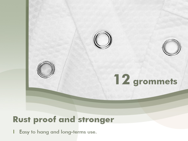 rust proof metal grommets long terms use