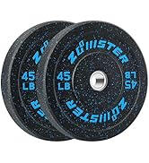 Bumper Weight Plate Olympic Plate Hi-Temp Bumper Weight Plate with Steel Insert Strength Training...