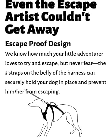 Escape proof no pull dog harness