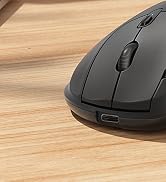 Nulea M501 Wireless Trackball Mouse, Rechargeable Ergonomic, Easy Thumb Control, Precise &amp; Smooth...