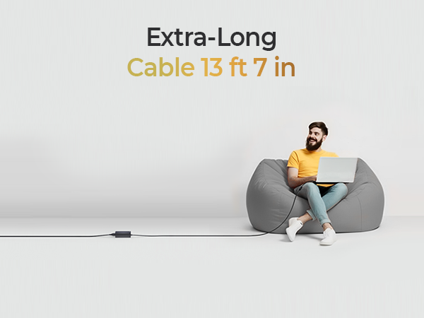 EXtra-Long Cable 13 ft 7 in