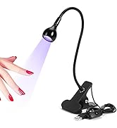 SAVILAND U V LED Nail Lamp – Mini Led Nail Lamp Gel X Lamp for Nails with Securing Clip Rotatable...