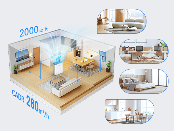 Afloia WiFi smart air purifier 