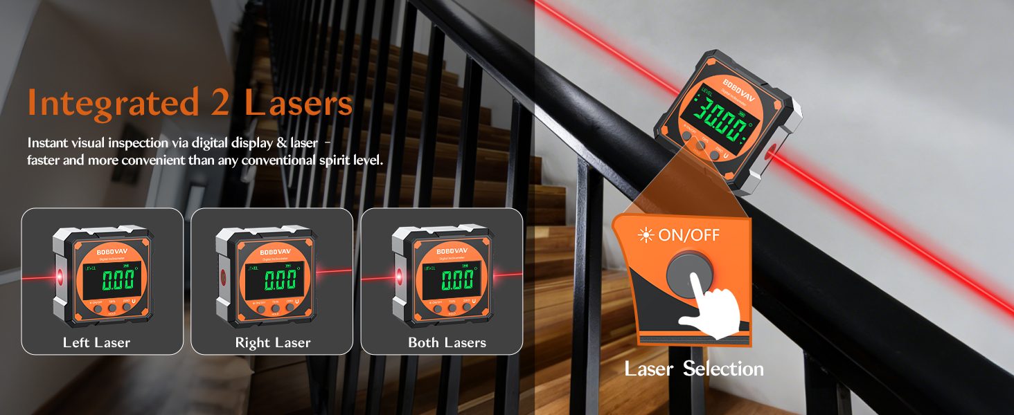 Dual laser selection