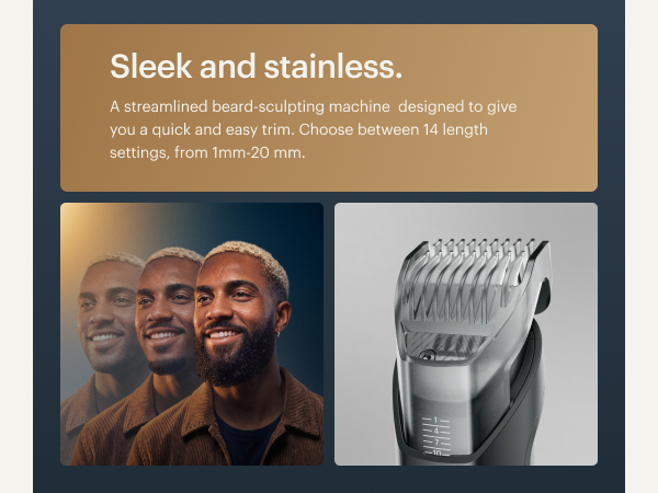 manscapes beard hedger mens mustache trimmer groomer clipper shaver guard long short stubble