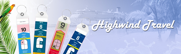 Highwind Cruise Luggage Tags Ship Cruise Essentials
