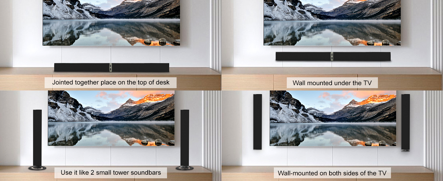 sound bar for tv sound bars soundbar barra de sonido tv speakers bluetooth home audio sound bars