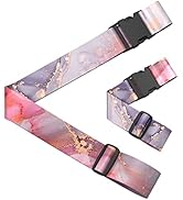 Rimilak 2 Pack Luggage Straps Suitcase Belts, Heavy Duty Adjustable Suitcase Belts Travel Bag Acc...