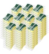 Ovveroche 100 Pcs Individually Wrapped Sponges Uncompressed Non Scratch Scrouing Sponges for Hous...