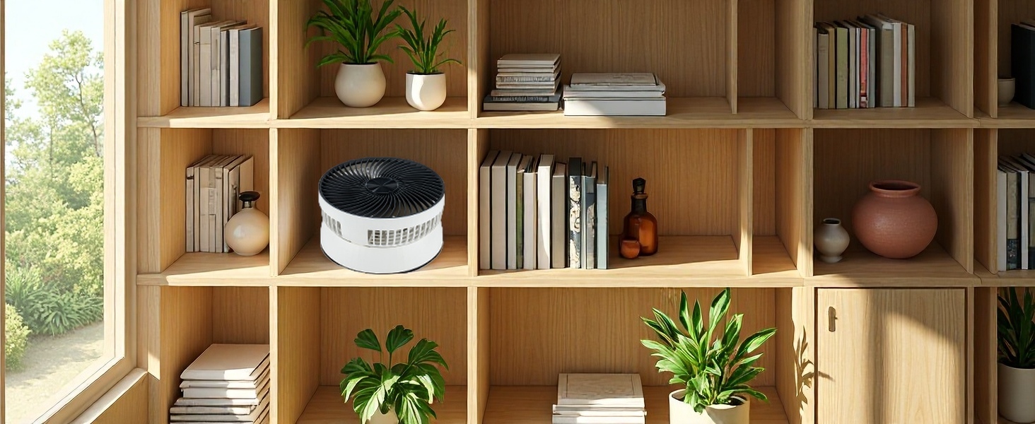 Portable folding and storage fan