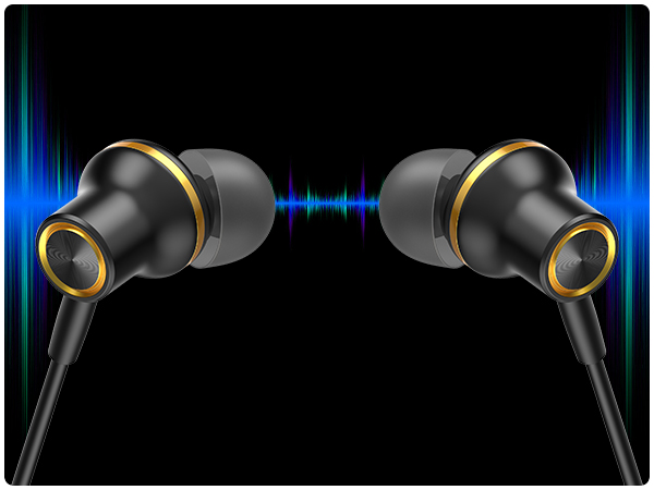 HiFi Stereo Microphone Headset Volume Control Earphone 