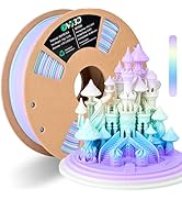 OVV3D Rainbow PLA Filament 1.75mm, PLA 3D Printer Filament Multicolor Color Changing Rainbow PLA ...