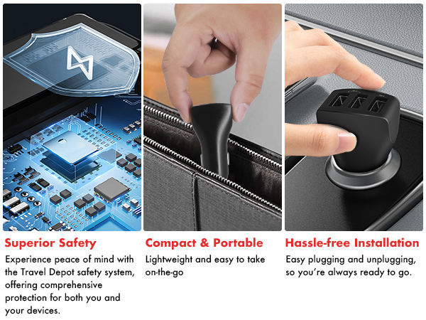 Superior Safety, Compact &amp; Portable, Hassle-free Installation