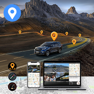 4 chanal dash cam front and rear