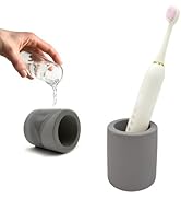 DiatZeno Mini Toothbrush Holders for Bathrooms - Diatomite Quick-Dry Organizer, Compact Portable ...