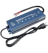 TOPAI 24V LED Driver 300W Waterproof IP67 Outdoor Power Supply, CE Transformer Adapter AC100V-130...