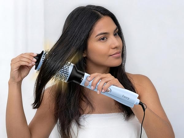 rotating blow dryer brush spin