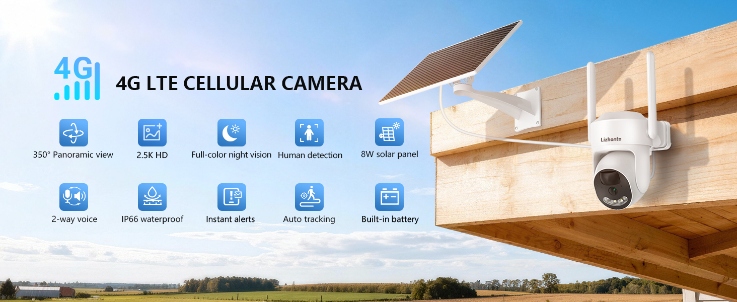 4G LTE CELLULAR CAMERA