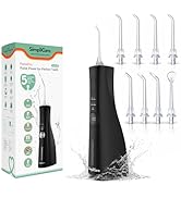 SimpliCare Cordless Water Flosser Oral Irrigator – 10–150 PSI Adjustable Pressure | 5 Cleaning Mo...
