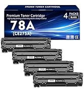 78A Toner Cartridge 4-Pack Replacement for HP 78A | CE278A Toner Compatible with HP P1606DN M1536...