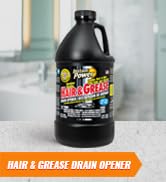 Instant Power 1969 Hair and Grease Drain Opener, 1 l, Liquid,Black