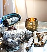 Purple Canyon Chakra Sage Smudge Kit, Manifestation &amp; Meditation Ritual Accessories for Cleansing...