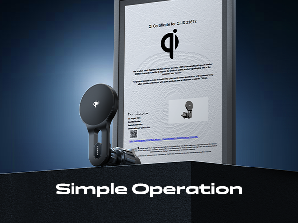 wireless QI2 iphone 16 charger for car Mount