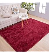 Chicrug Soft Area Rug for Bedroom Living Room Plush Fluffy Rug 5x8 Feet, Shag Furry Runner Rug Ca...