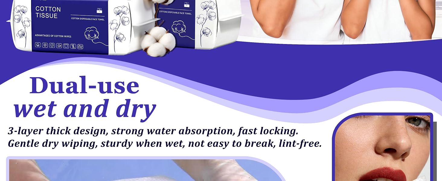 clean towels for face