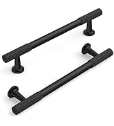 KNOKLOCK 10 Pack 5 Inch(128mm) Kitchen Cabinet Handles Matte Black Cabinet Pulls Kitchen Cabinet ...