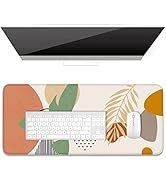 Auhoahsil Desk Pad, XL Extended Large Gaming Mouse Pad 31.5 x 11.8 Inch, Waterproof Mousepad with...