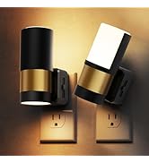 L LOHAS LED Night Lights Plug into Wall with Dusk to Dawn Sensor, Dimmable Night Light with 0-100...