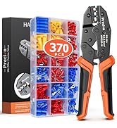 Preciva Wire Terminals Crimping Tool Kit with New Handle Design, AWG20-10 Insulated Ratcheting Cr...