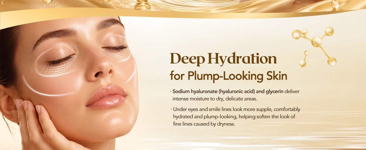 Deep Hydration for Plump-Looking Skin, more supple, comfortably hydrated and plump-looking