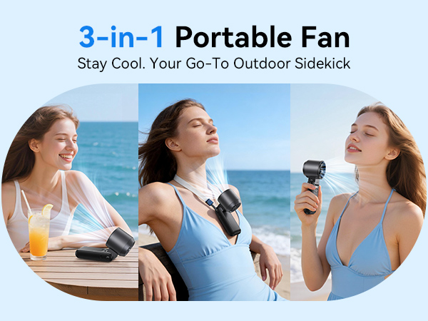 portable handheld fan