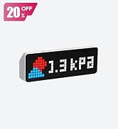 ULANZI TC001 Smart Pixel Clock, Gaming Setup Digital Alarm Clock with Weather - Awtrix Simulator ...